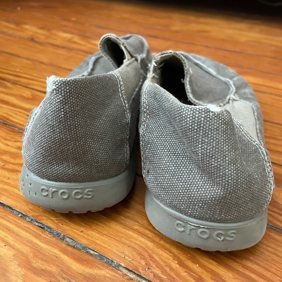 Crocs khaki slip on shoe kids size 3 - Picture 5 of 8